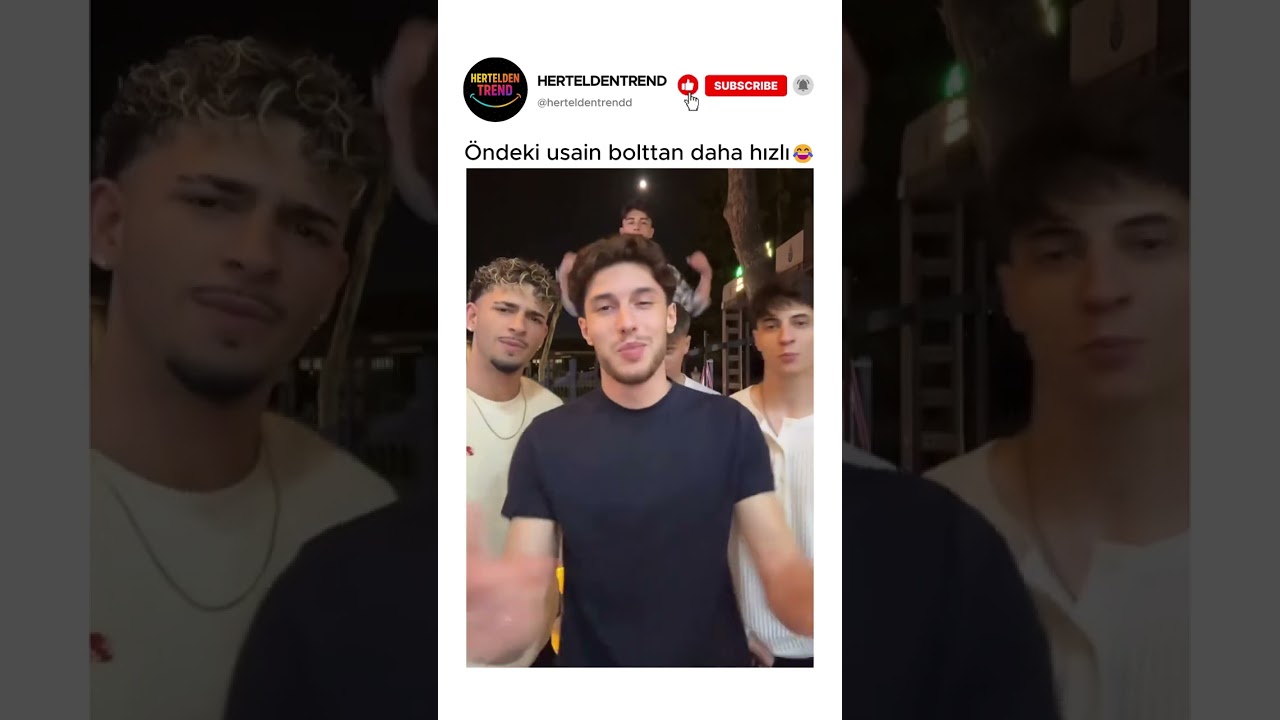 Öndeki usain bolttan daha hızlı😂