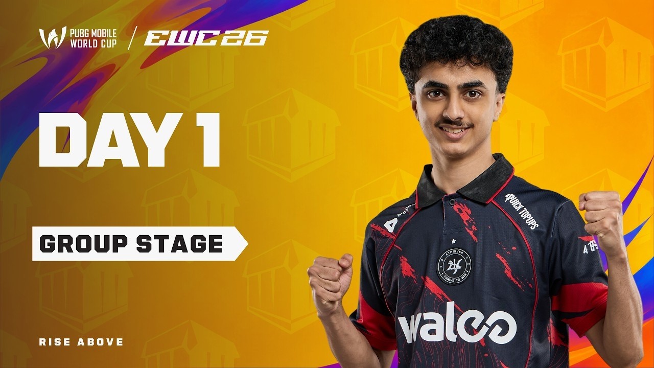 EWC x PUBG Mobile World Cup | Group A Day 1