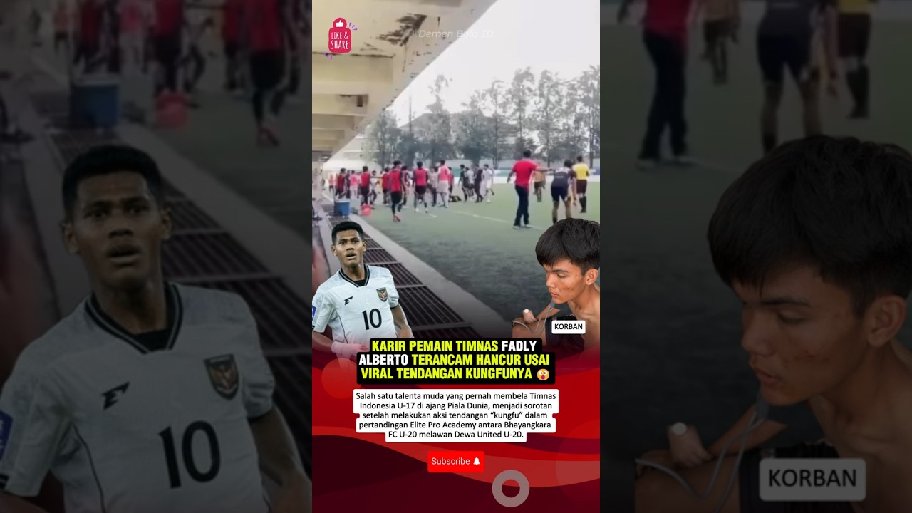 PEMAIN TIMNAS FADLY ALBERTO TERANCAM DI BANNED DARI SEPAKBOLA #bhayangkarafc #fadlyalberto