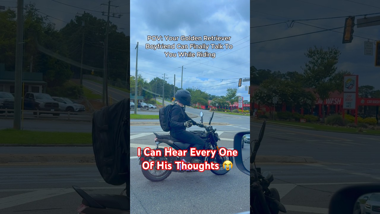 IRL Proximity Chat Was A Mistake #bikerboy #motovlog #couple #couplegoals #funny