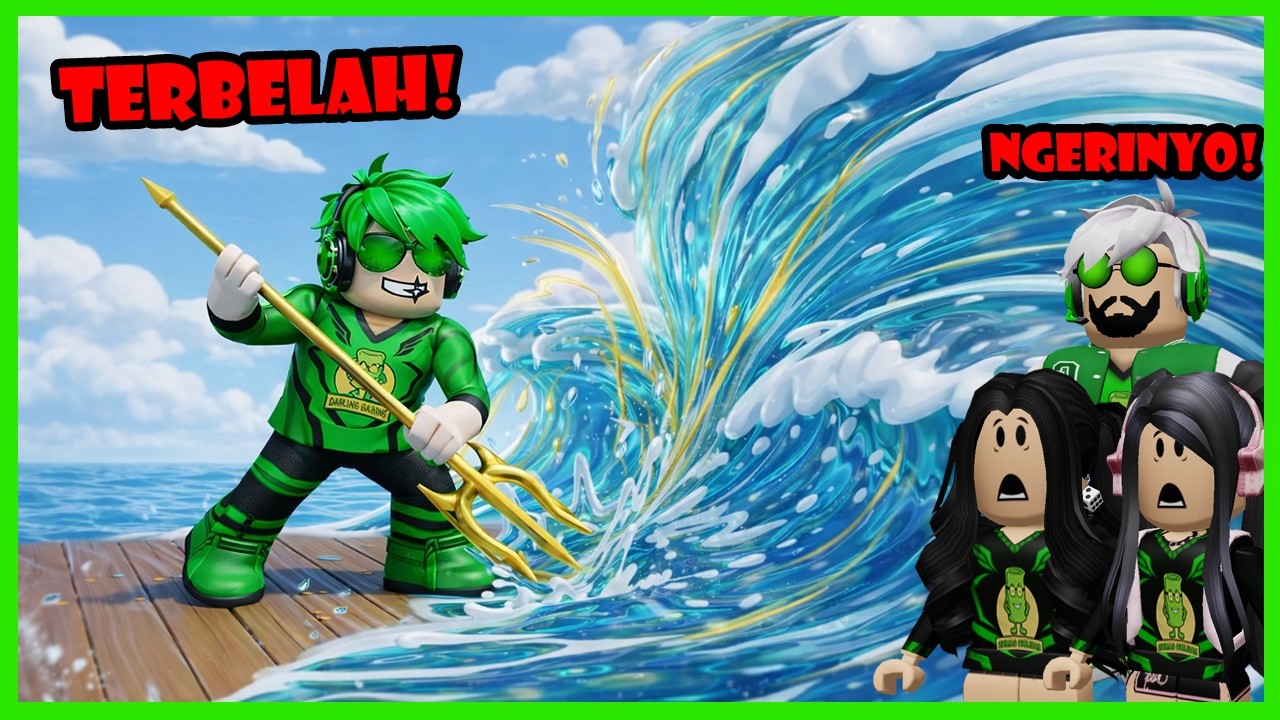 Aku Memiliki Kekuatan Tongkat Yang Mampu Membelah Lautan - Roblox Split The Sea