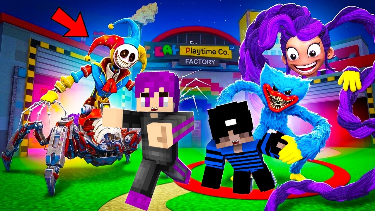 ماين كرافت : ولكن اخر شخص يغادر دائرة مصنع بوبي بلاي تايم الجزء ال5 يفوز.. 🔥😱