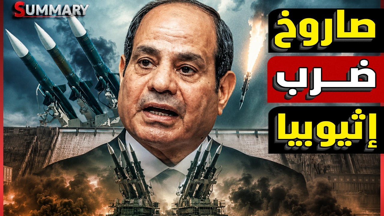 السيسي يكشف عن أول صاروخ كروز مصري قادر على ضرب سد النهضة بعد تصريحات إثيوبيا