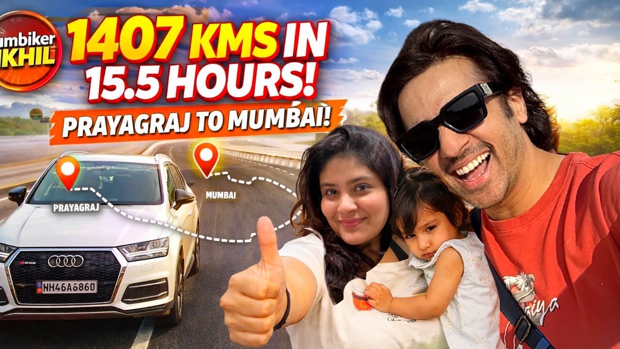 FASTER THAN RAJDHANI | FAMILY EDITION | AUDI Q7| 1450KM IN 15HOURS