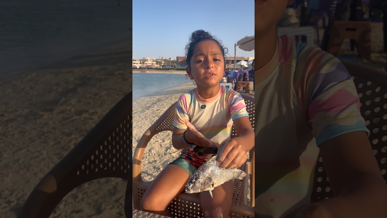 طبخت السمكة علي البحر😱💔