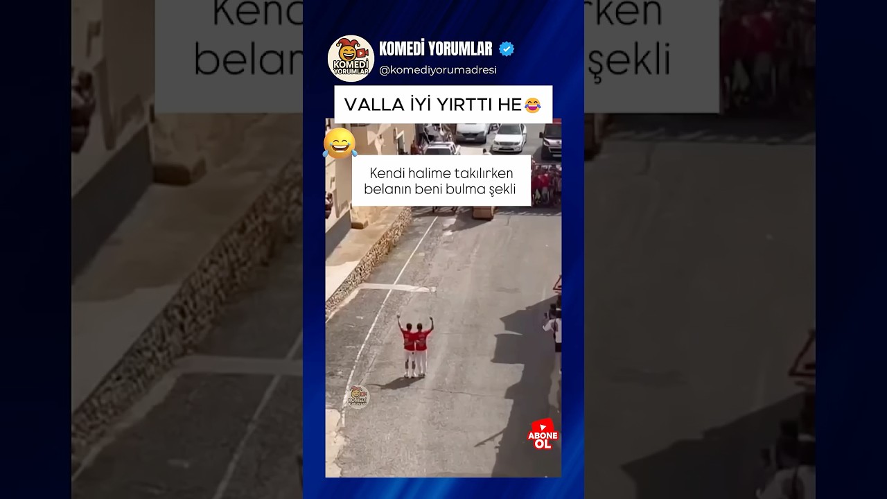 VALLA SON ANDA KURTULDU! BÖYLE REFLEKS OLMAZ 😂 #shorts #komikyorumlar