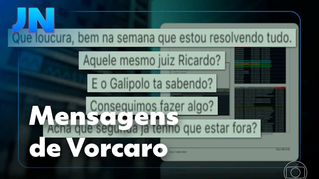 JN: Dois dias antes de ser preso, Vorcaro questiona Moraes se deveria deixar o Brasil