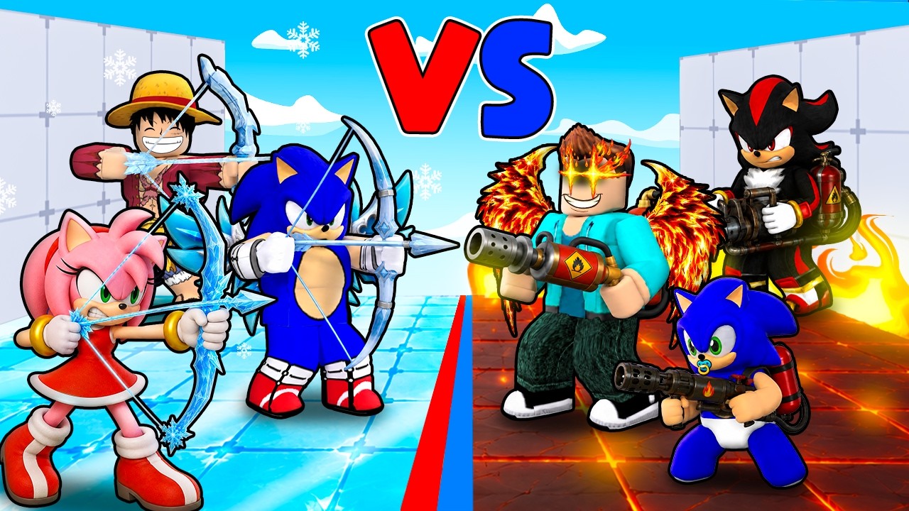 FIRE V/S ICE ELEMENTAL IN RIVALS ROBLOX !!