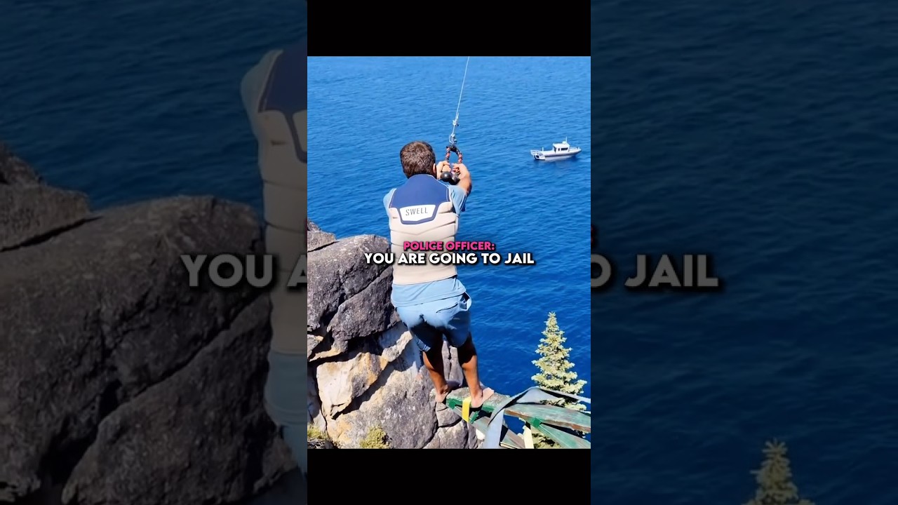 Cops Arrest Guy For Jumping Into Water...
