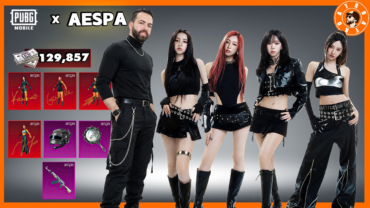 تفتيح عجلة إيسبا (aespa) بقيمة 129 الف شدة 😮 #ببجي_موبايل #ببجي #pubgmobile