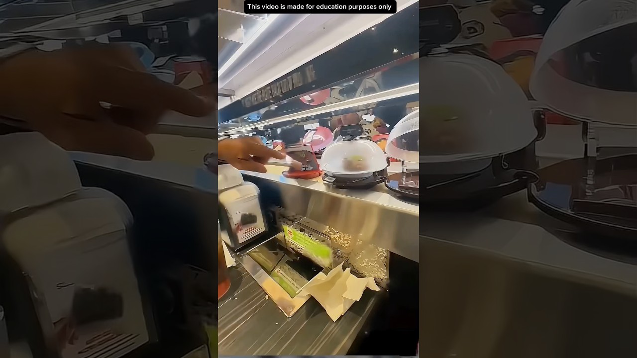 BEGINI MAKAN SUSHI DI JEPANG❗️#videoviral #jepang #sushi