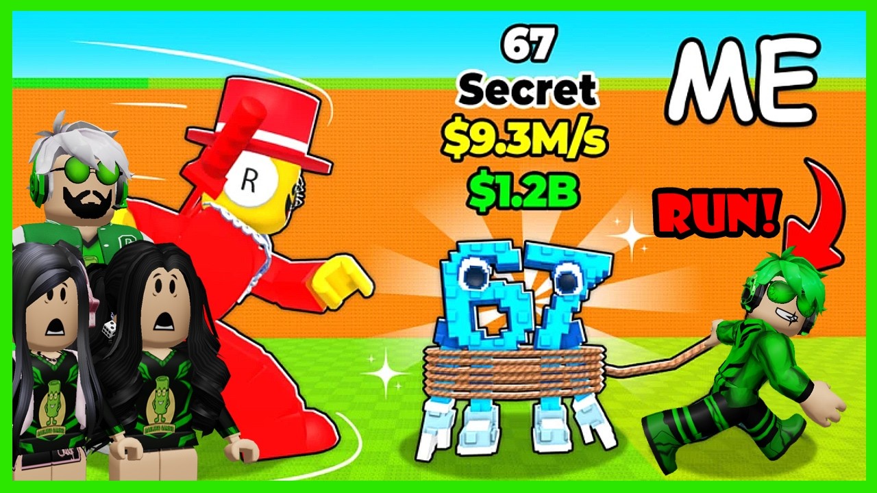 Aku Melatih Kekutanku Demi Bisa Menarik Brainrot Super Berat - Roblox Pull A Brainrot