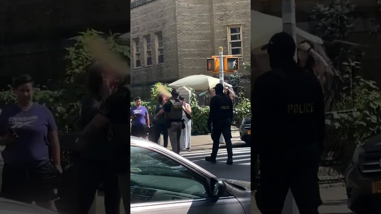 Filming ICE Ends in Pepper Spray