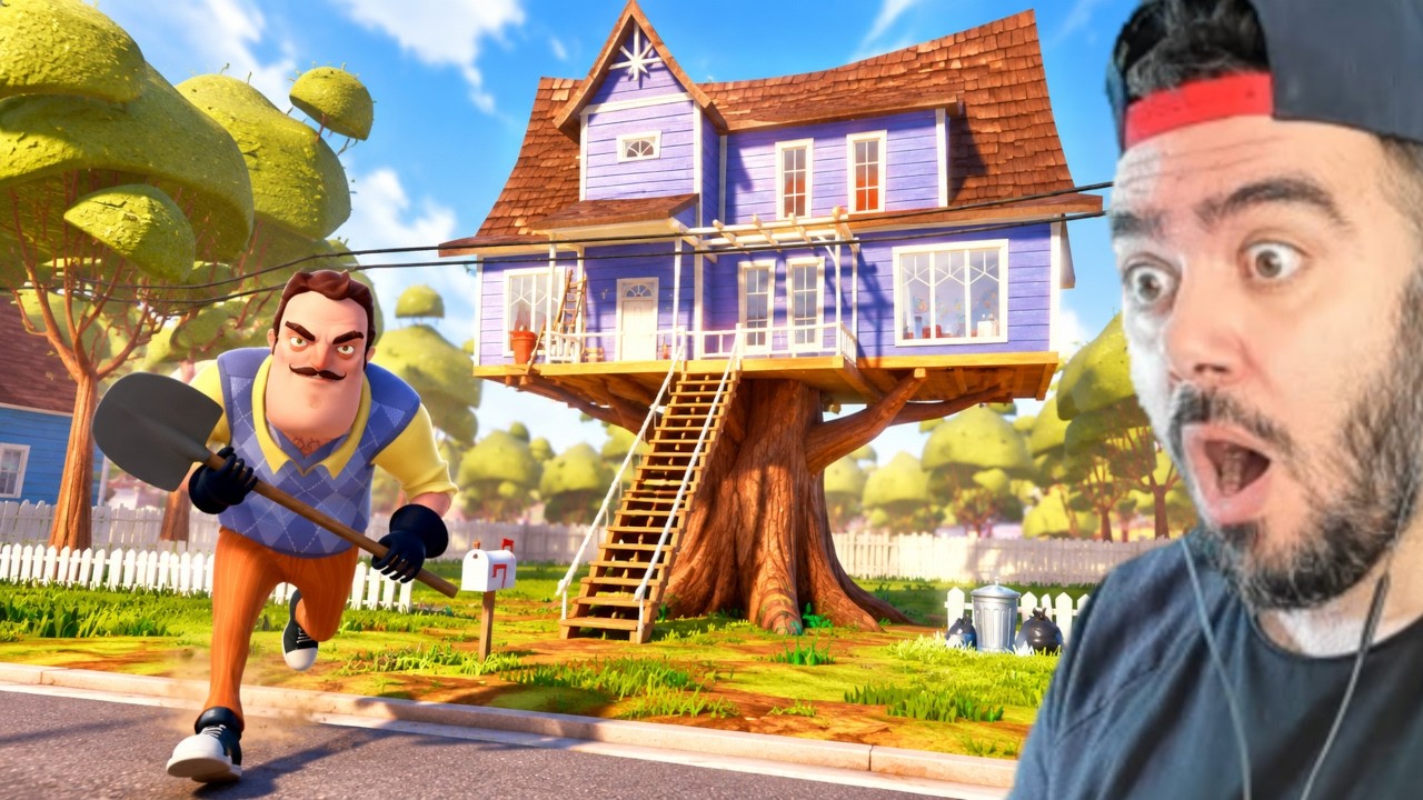 WILSON EVİNİ AĞACIN ÜSTÜNE YAPMIŞ - HELLO NEIGHBOR MODS