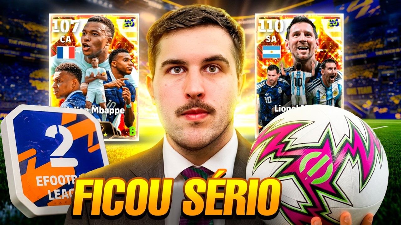 AGORA FICOU SÉRIO! ESTREIA DO BANQUETA NA 2ª DIVISÃO PEGOU FOGO NO EFOOTBALL 🔥