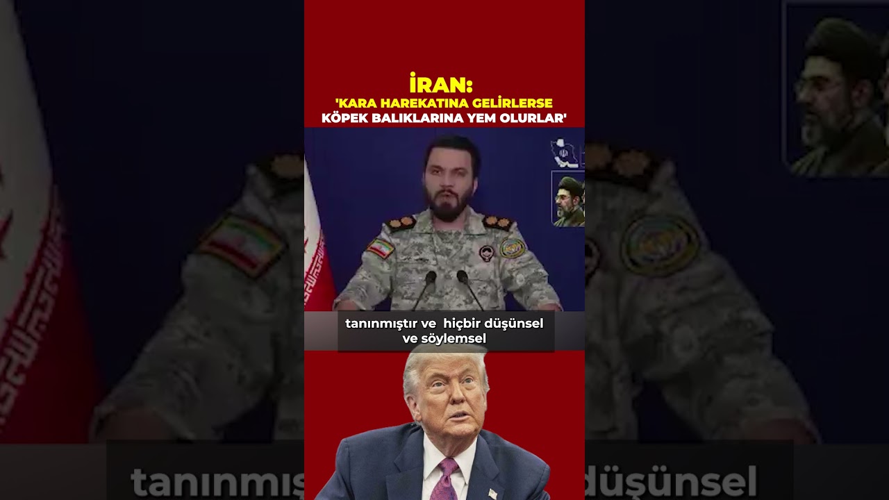 İran, kara harekâtı düzenlenmesi hâlinde ABD askerlerinin köpek balıklarına yem olacağını söyledi