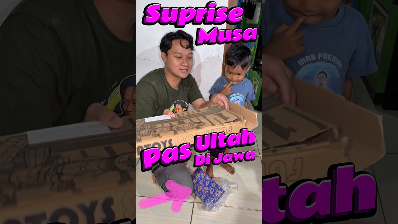 Suprise Musa pas Ultah di Jawa #comedy #minivlog #anakdesa #baju #hadiah