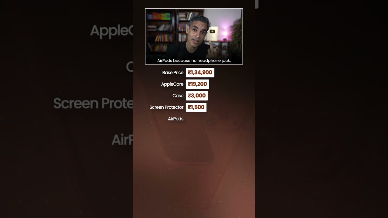 iPhone 17 Pro - Asli KEEMAT Kitni hain?! | Ankur Warikoo #shorts