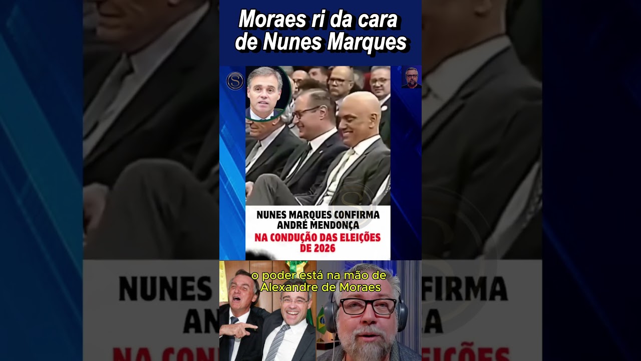 Nunes Marques escolhe André Mendonça e Moraes ri deles