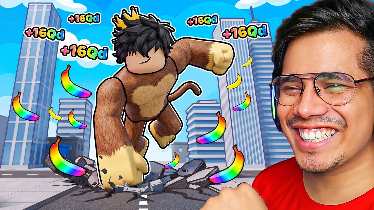 I BECAME THE STRONGEST MONKEY IN ROBLOX 😱