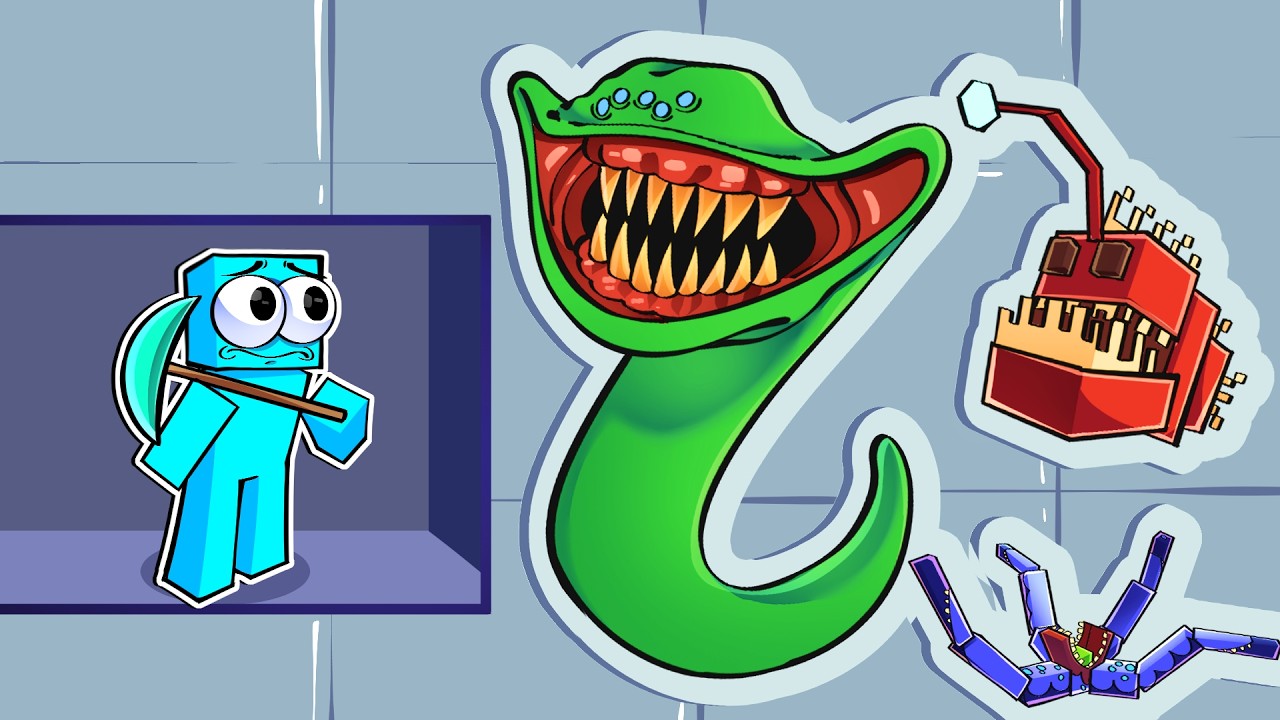 Minerando Monstros Marinhos no Minecraft!