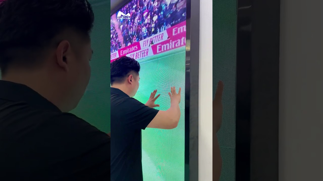 Preparing for the upcoming World Cup#MileStrong #worldcup #uefachampionsleague #ledwall #leddisplay