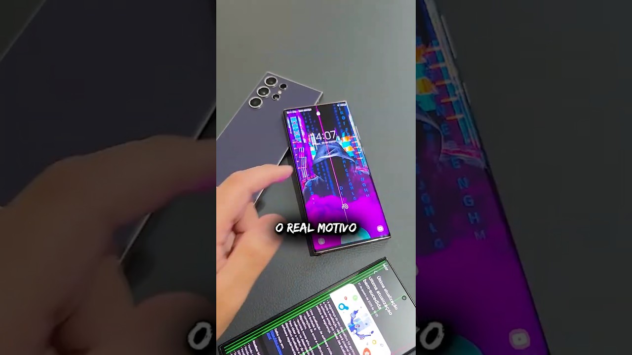 Descobriram o motivo da LINHA VERDE  nos Samsung?