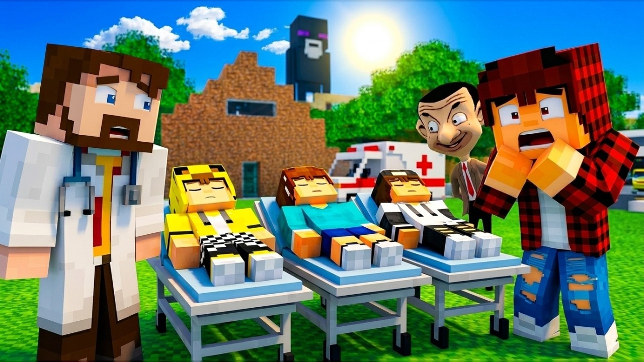 ماين كرافت لكن عبوسي وكعبول وجيجي تسمموا فجأة 😱😭 #فلم_ماين_كرافت
