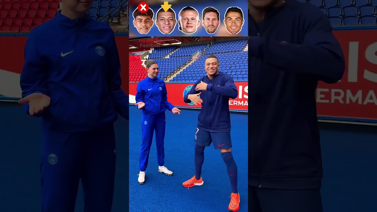 Footballers with Celine VS Ronaldo