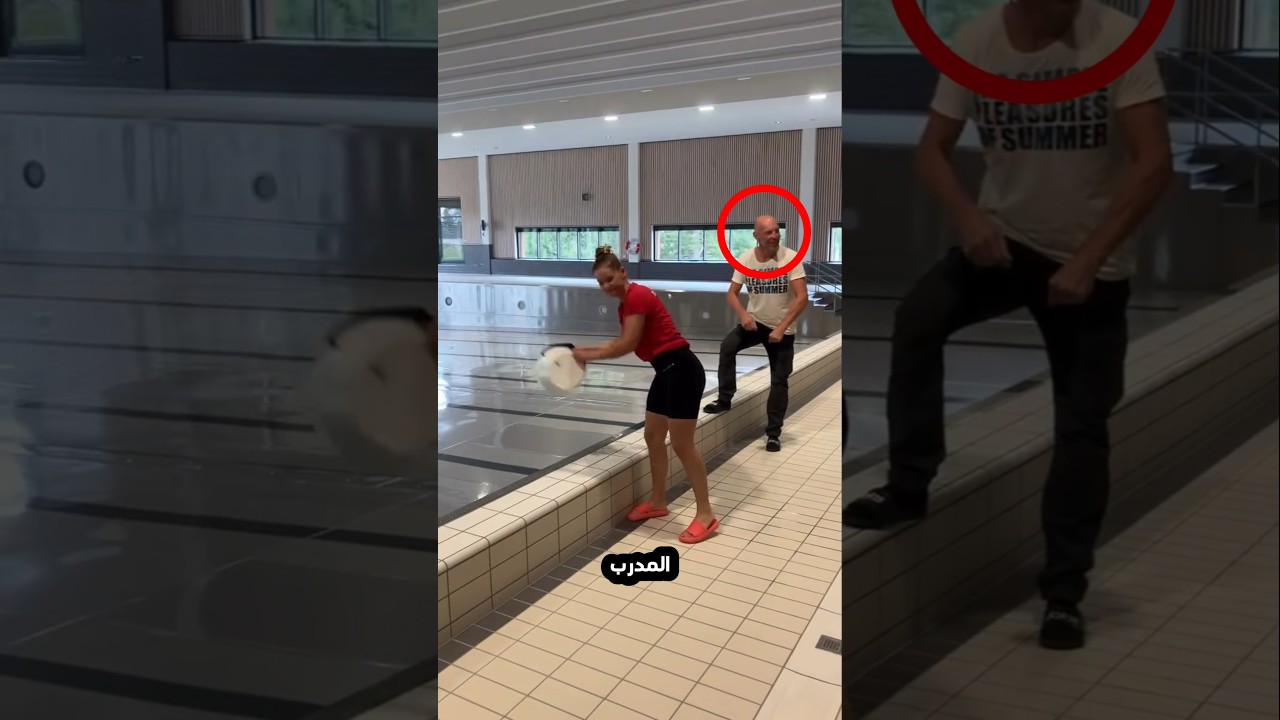 المدرب يريد من طلابه ان يملئوا الحوض باستخدام الدلو فقط! لكن طلابه كانوا اذكى منه!⭕😮