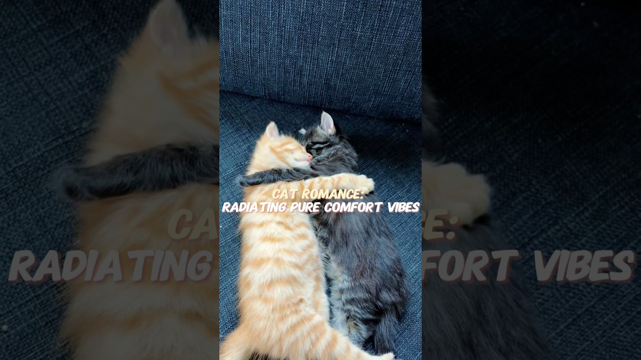 They are literally living in a romantic comedy💘😻#cat #catlove #lovestory #catlover #fyp
