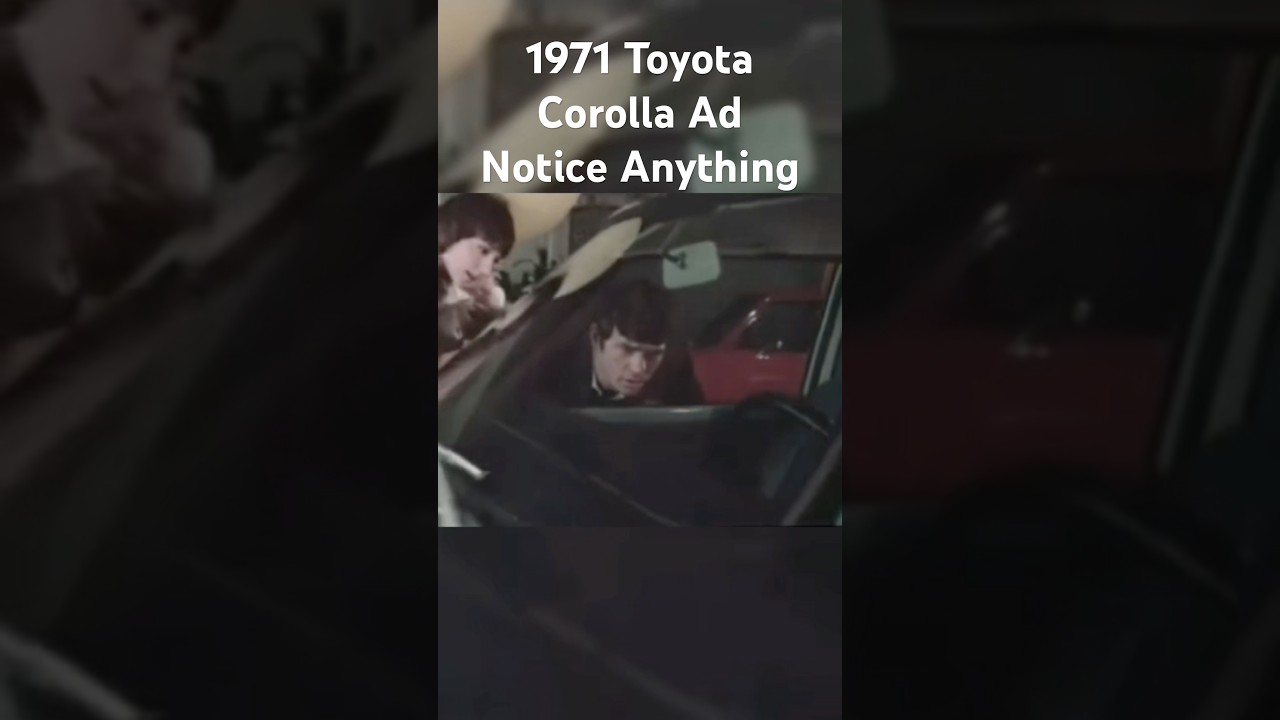 1971 Toyota Ad: Notice Anything
