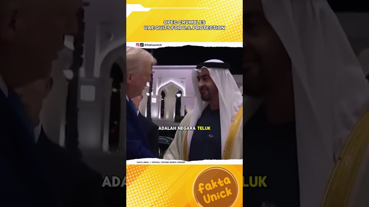 OPEC Pecah! Uni Emirat Arab Resmi Keluar demi Perlindungan Amerika