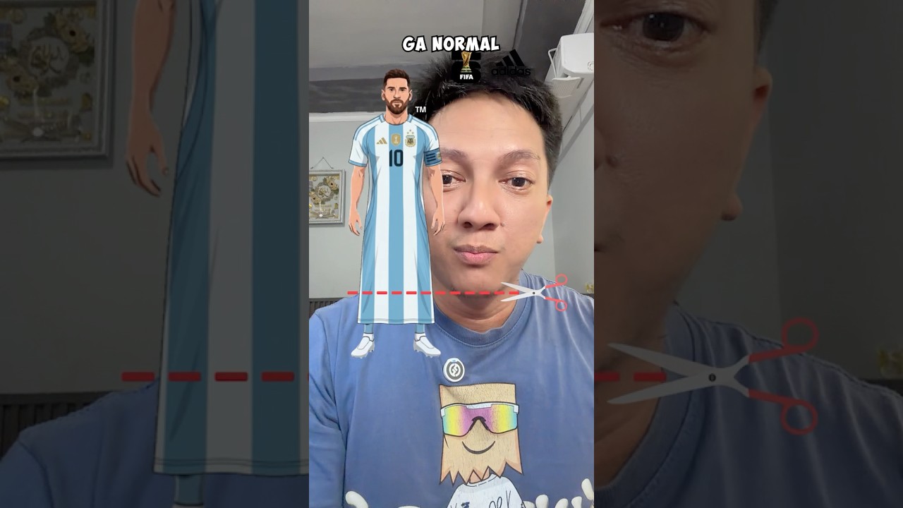 Baju Bola Messi Normal vs Ga Normal #SummerOfGoals
