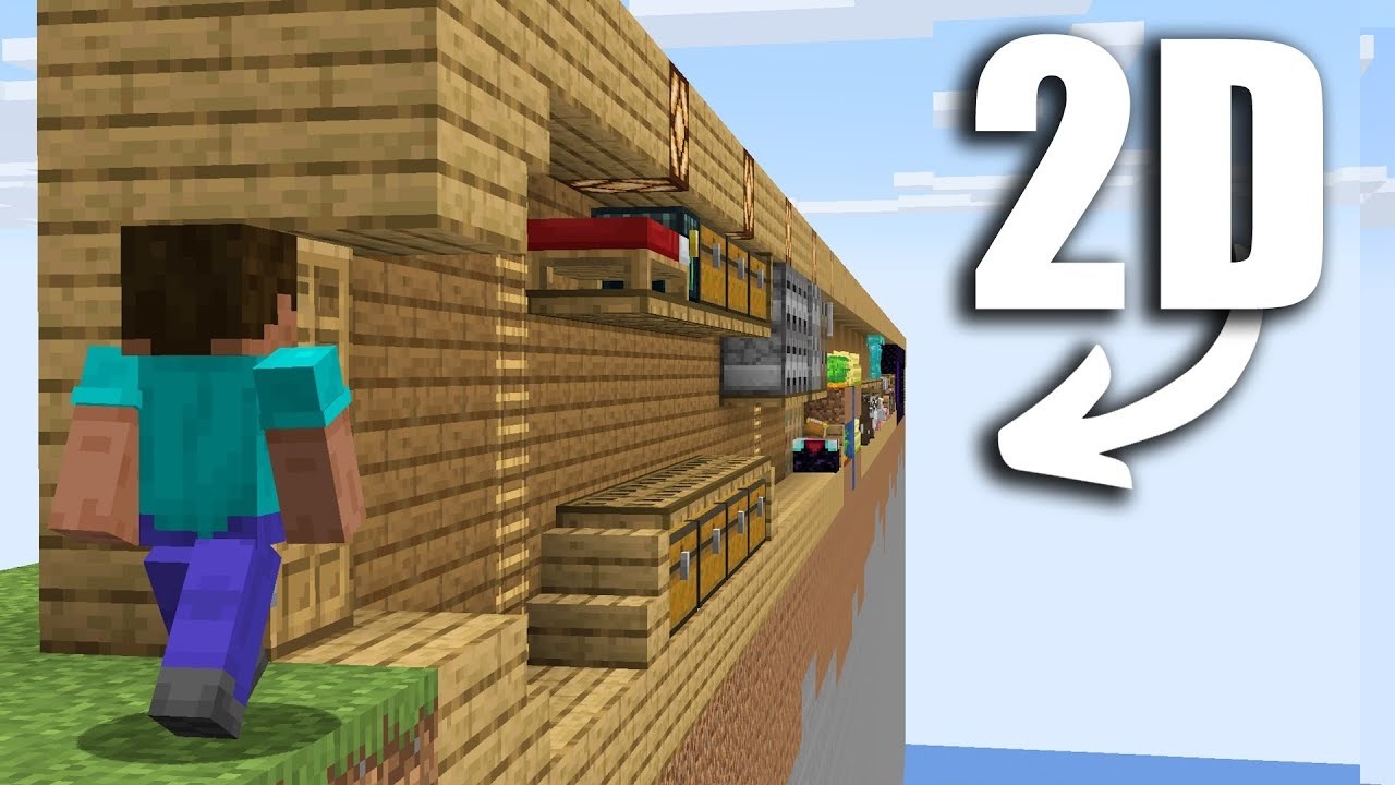 Saya Membangun Markas Minecraft 2D Sepenuhnya