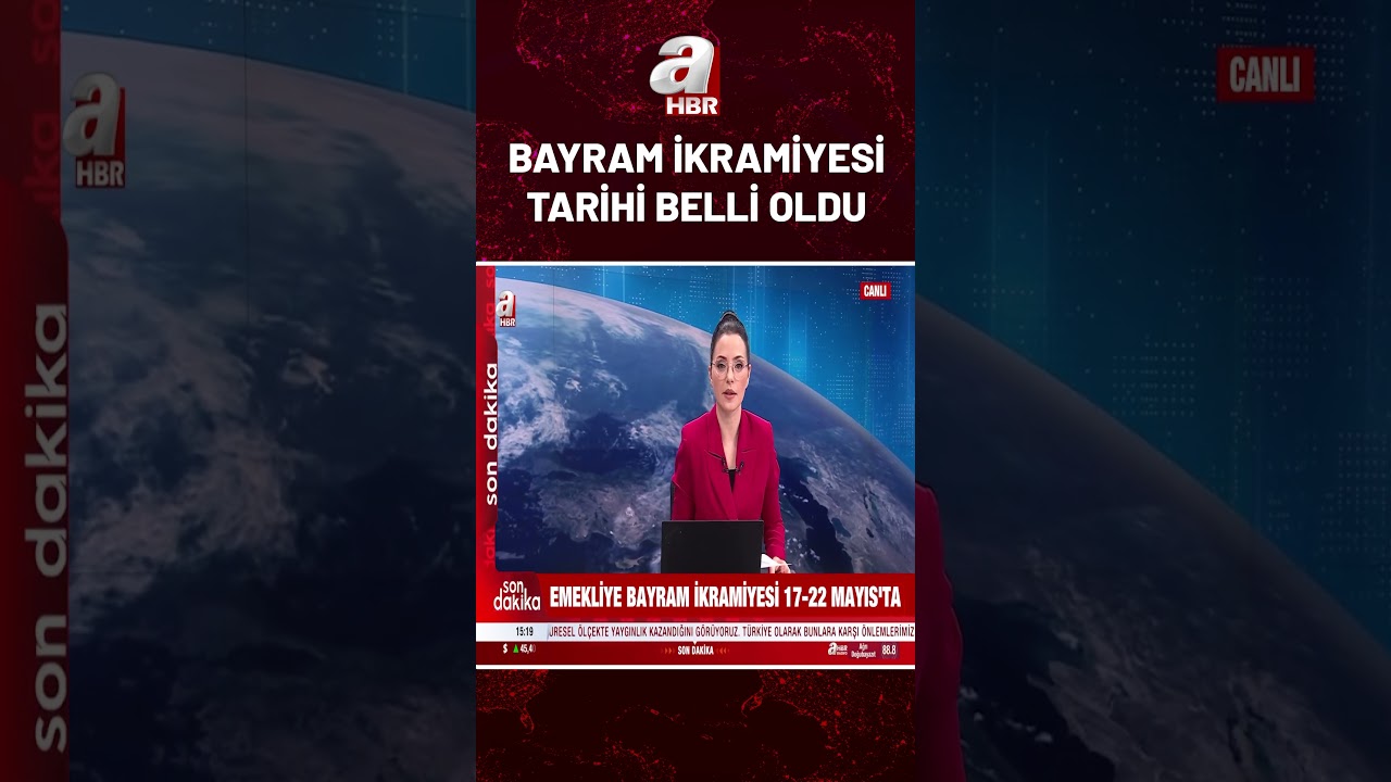 Emeklilerin bayram ikramiyesi 17-22 Mayıs arasında hesaplara yatacak | A Haber