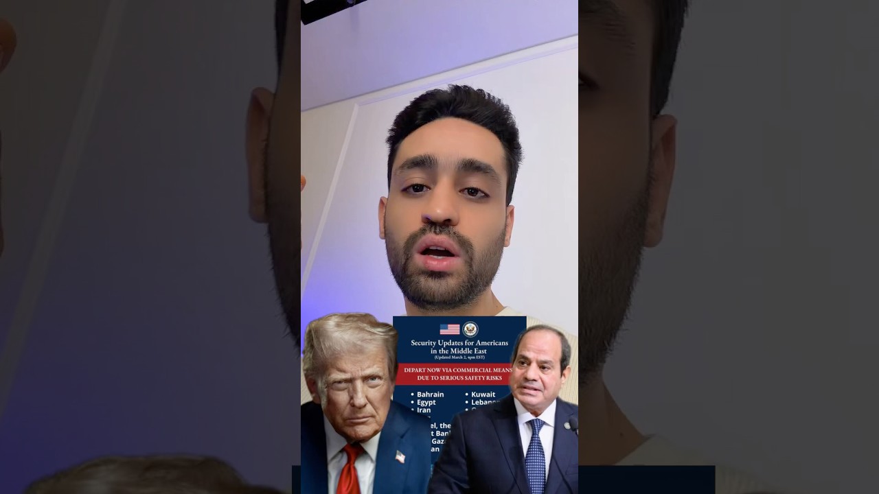 #ترامب يدعوا الأمريكيين للخروج من #مصر و #السعودية و #الامارات و #الكويت و #الخليج !؟