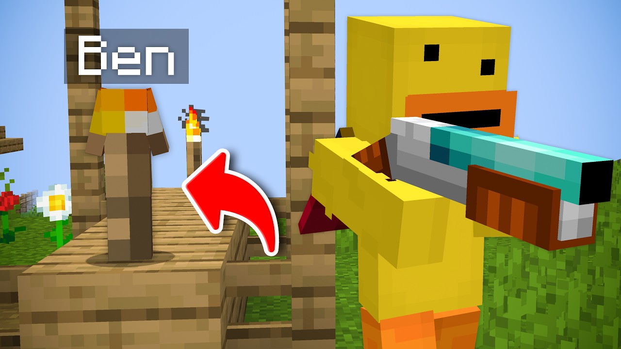 Minecraft Saklambaç ama KENDİMİZİ BOYAYABİLİYORUZ!