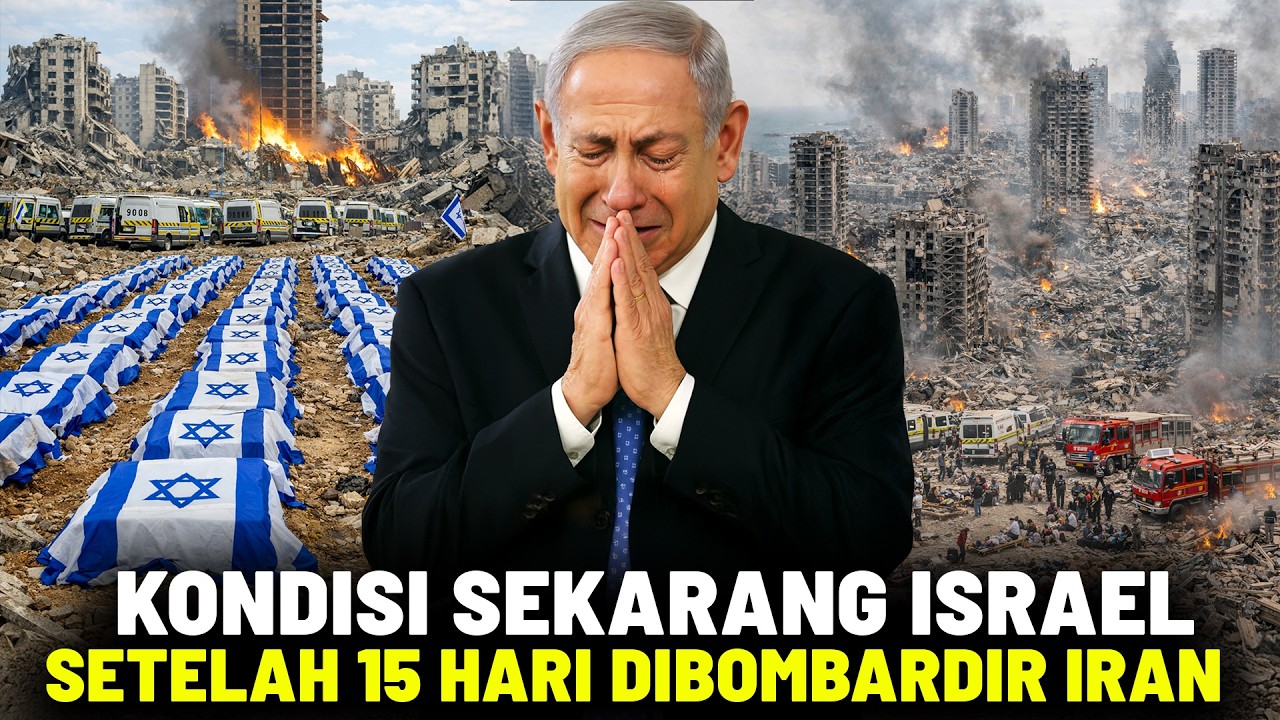 DISEMBUNYIKAN AWAK MEDIA! Beginilah Kondisi Terkini Israel Setelah Diserang Habis-Habisan Oleh Iran