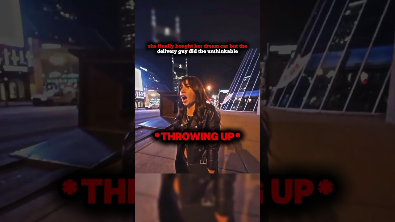 she finally bought her dream car but the delivery guy did the unthinkable ( credit: @ToriTrades)