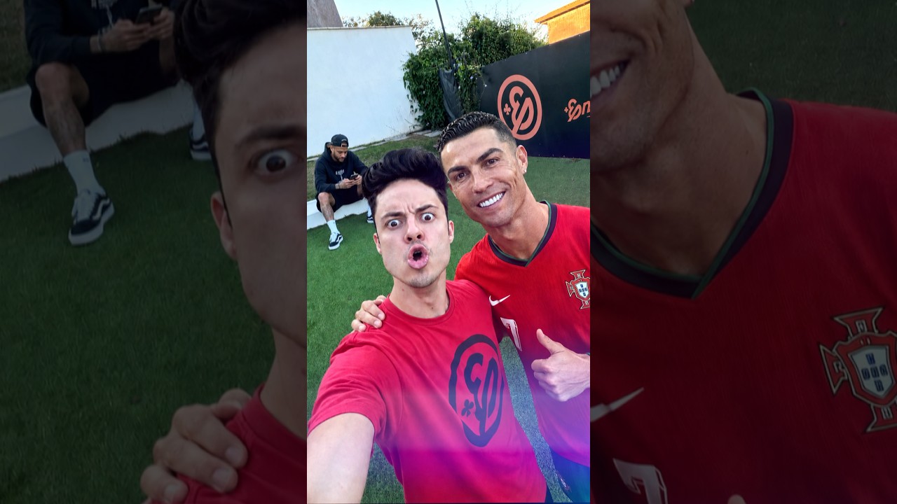 VOU CONHECER O CRISTIANO RONALDO!? #shorts