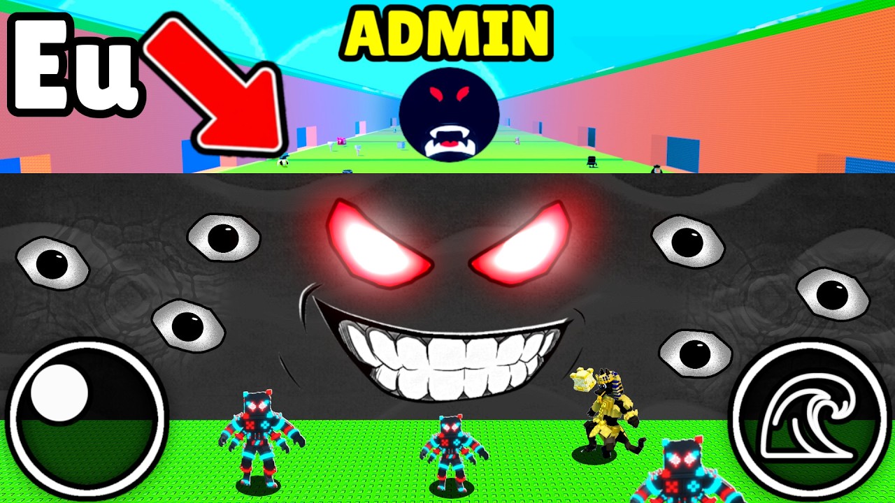 TESTEI COMANDOS ADMIN para VIRAR TSUNAMI no FUJA DO TSUNAMI PARA BRAINROTS