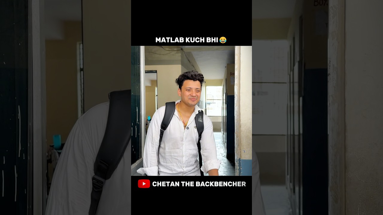 🤣Sayari kro kuch bhi 😂 #chetanthebackbencher #funny #sayari