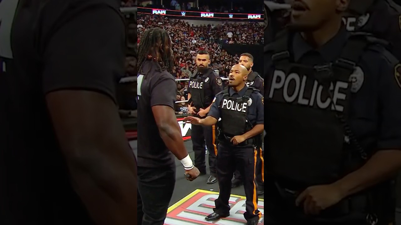 OBA FEMI WIPES OUT THE POLICE 😱😱😱 #WWERaw
