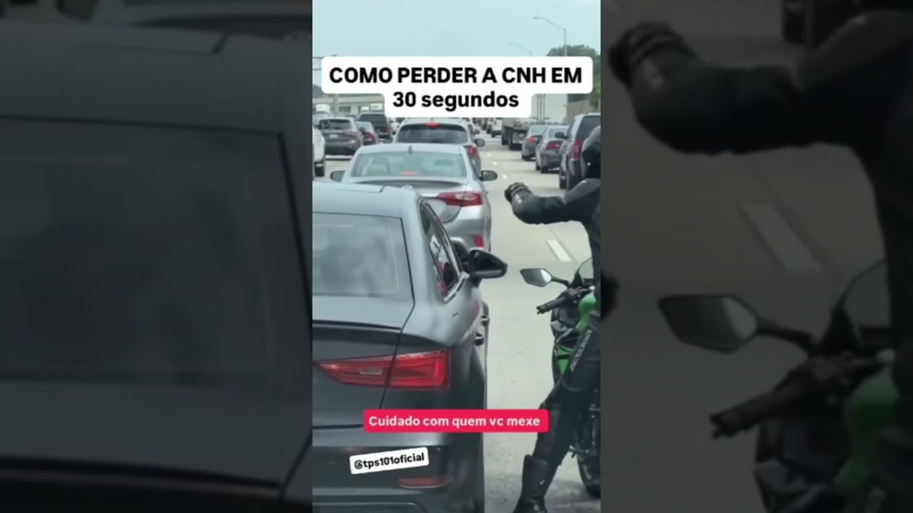 #carro como perder sua CNH em 3 segundos