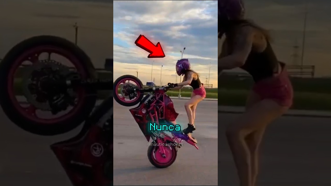 Ela ganhou uma moto de presente! 🏍️🎁