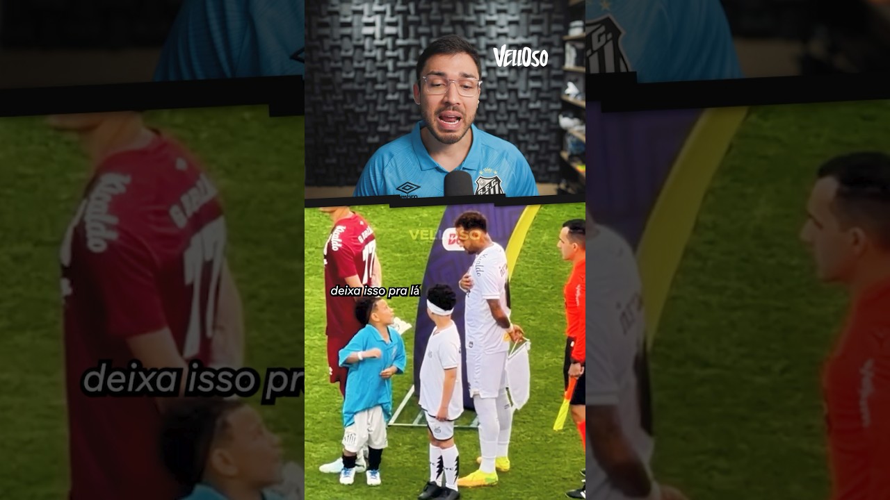 Leitura labial do garotinho falando com Neymar Jr. 🥹