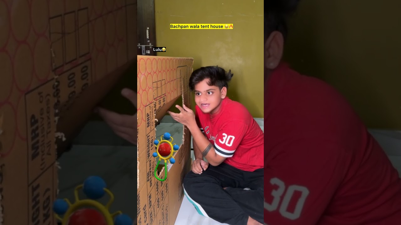 Bachpan wala tent house 😂🔥| Indian family #shorts #indian #chaman #relatable #chotabhai #bachpan