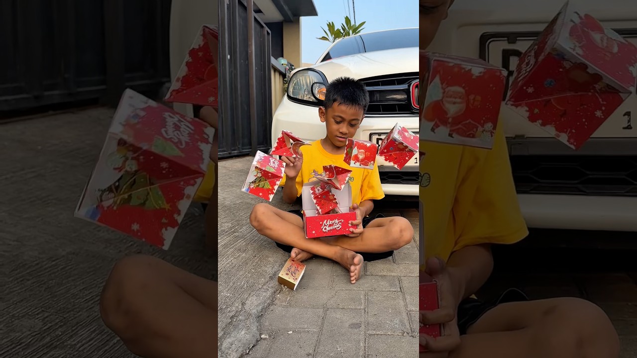 KOTAK SURPRISE KADO UNTUK PAPA JADI BERANTAKAN ⁉️ #shorts #trending #viral #funny #youtubeshorts