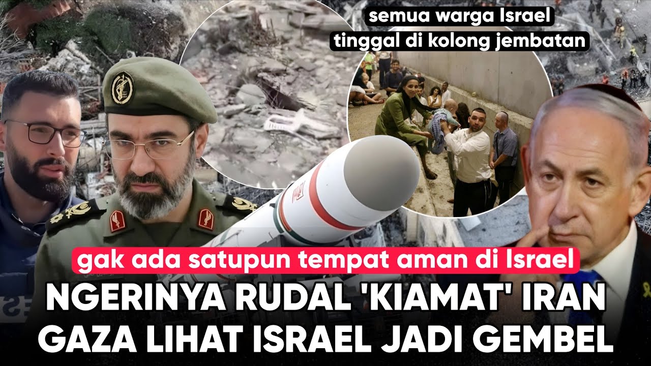 Gaza Jadi Saksi Warga Israel jadi Gembel, Rudal Kiamat Iran Tembus Bunker Israel” Ngeri Ngeri Sedap